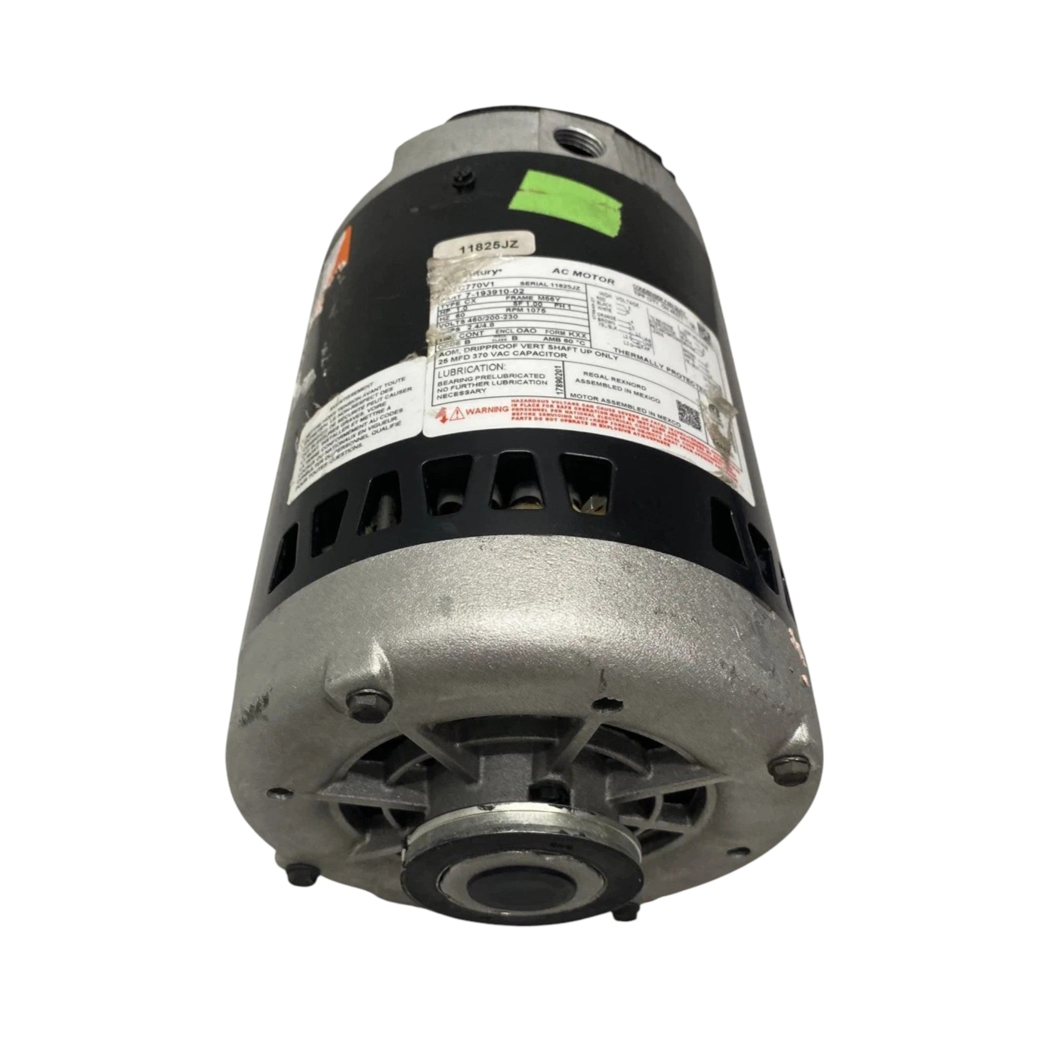 C770V1 Genuine Century Condenser Fan Motor 460/200-230V