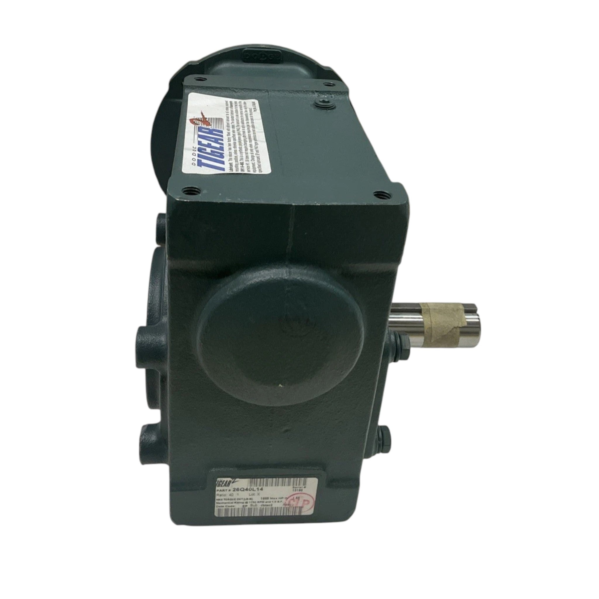 26Q40L14 Genuine Dodge Right Angle Worm Gear Speed Reducer