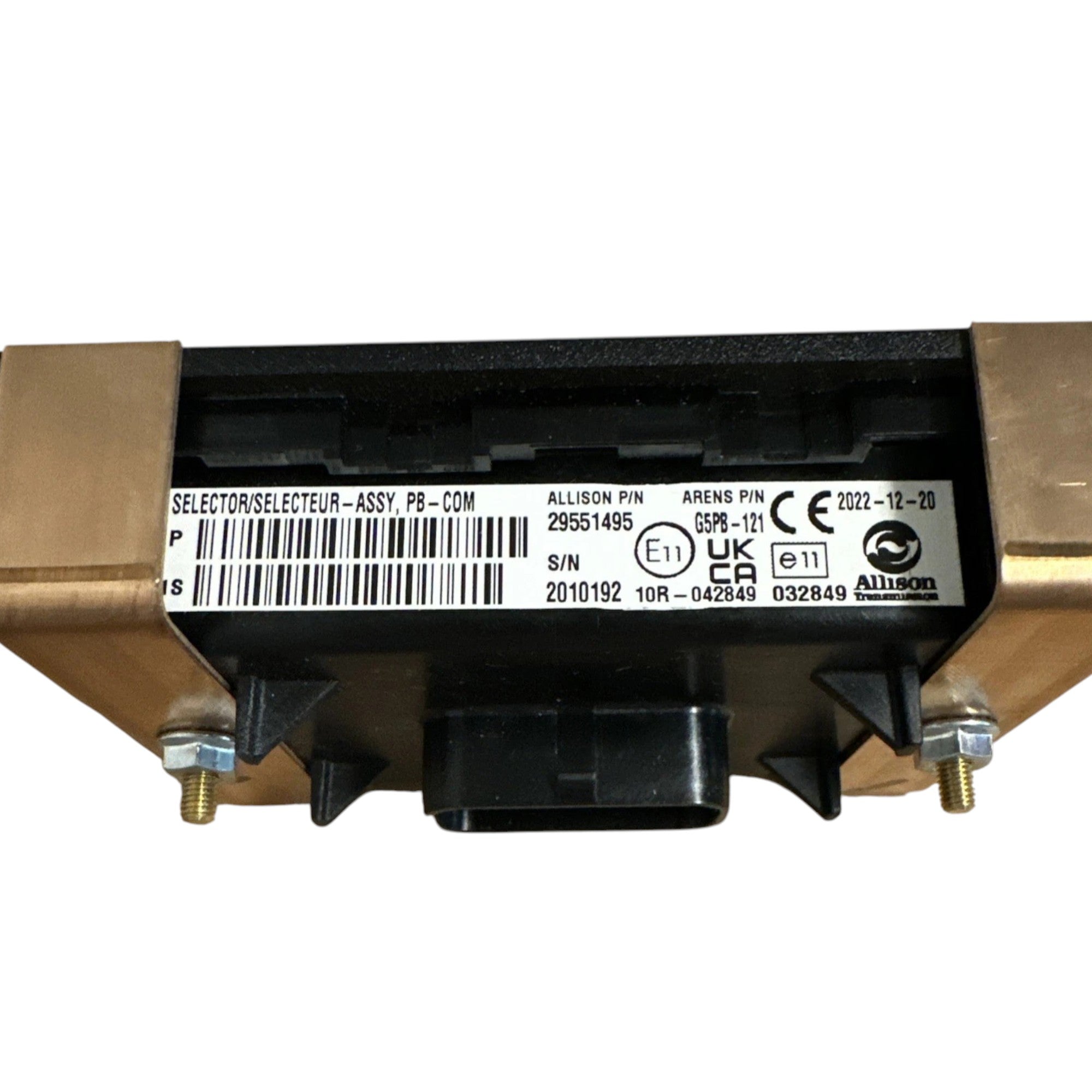 A2840081-001 Genuine Allison Shift Selector