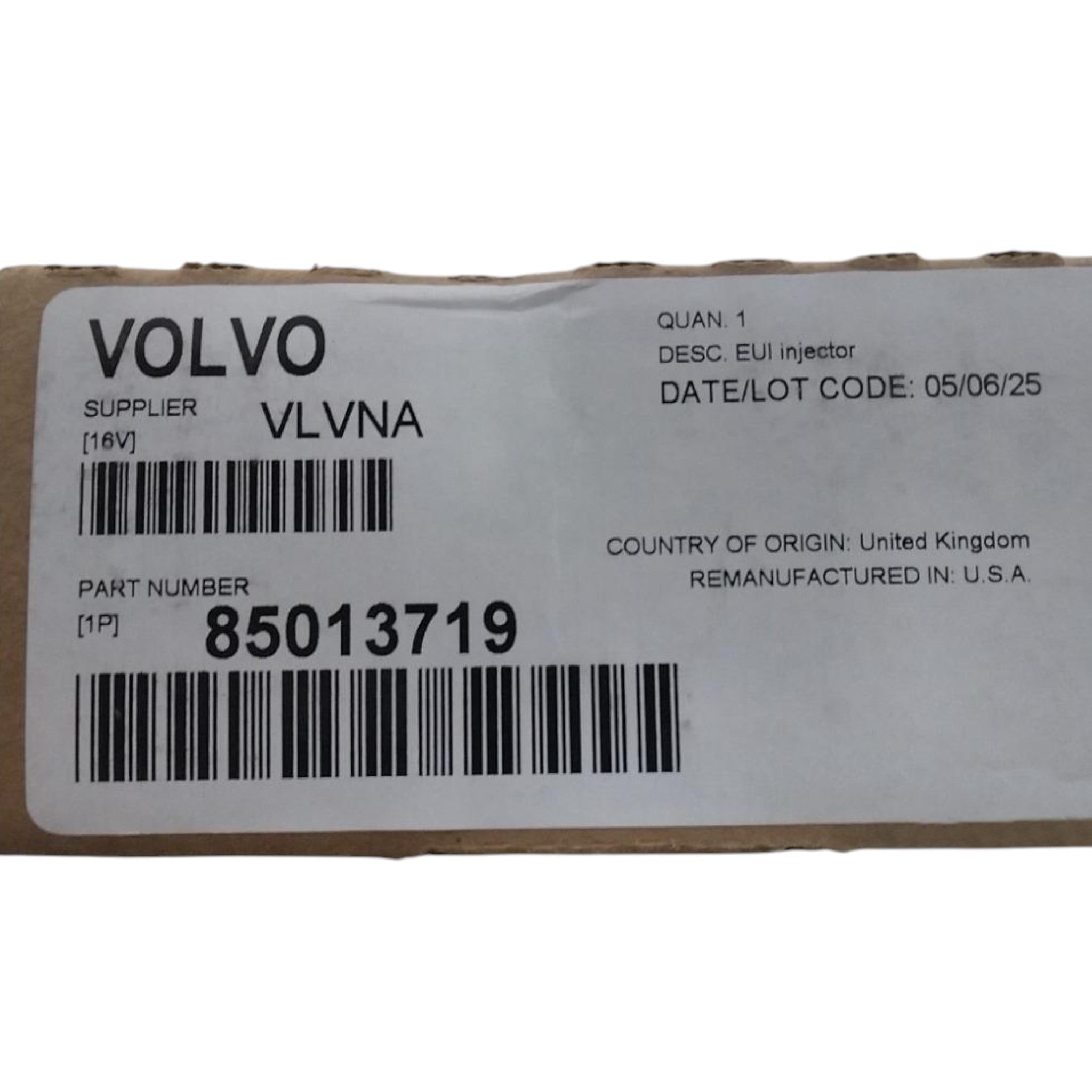 85013719 Genuine Mack Unit Injector