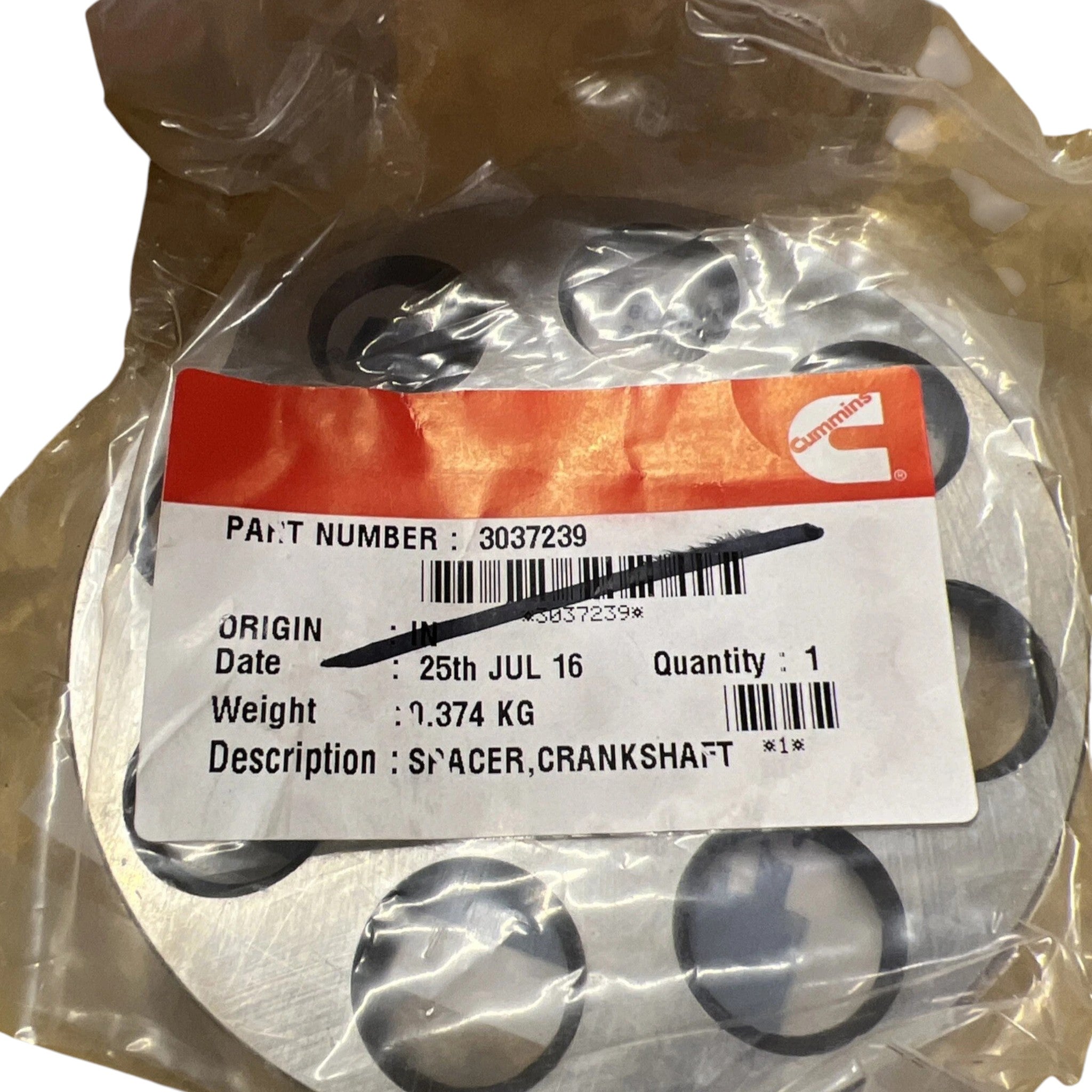 3175924 Genuine Cummins Crankshaft Spacer