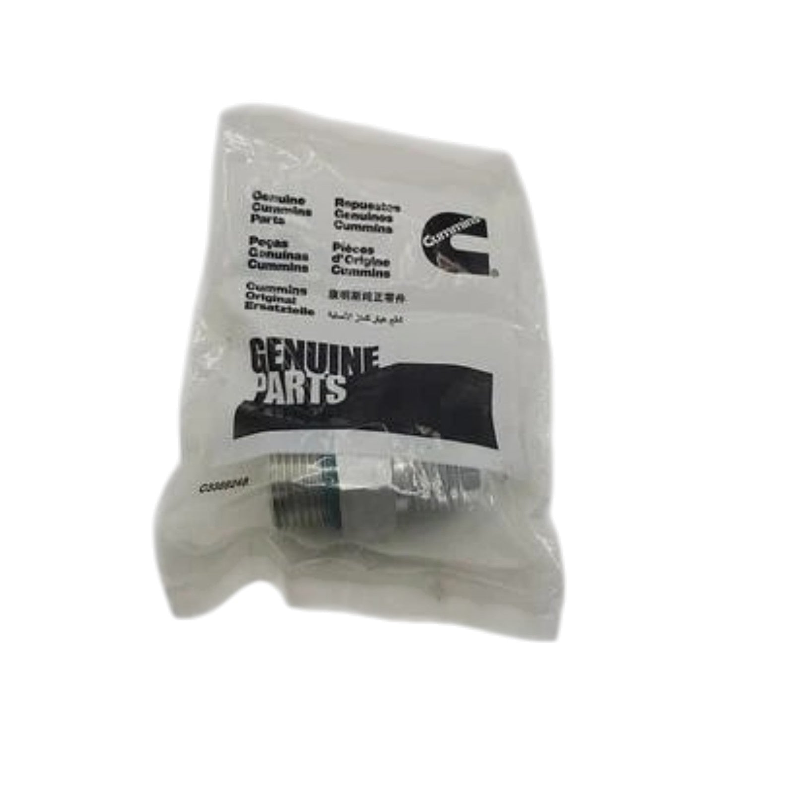 TR890022 Genuine Cummins N14 Application Straight Fuel Check Valve Fitting