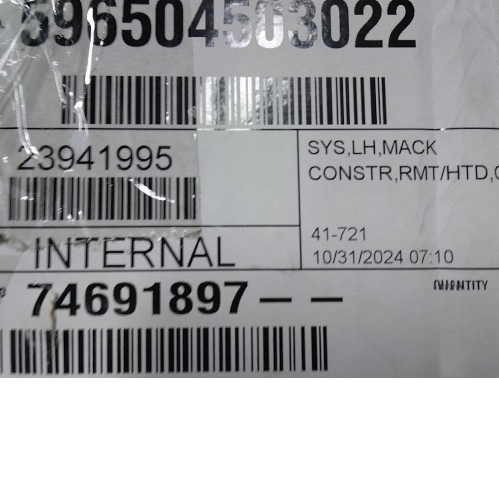 23941995 Genuine Mack Mirror