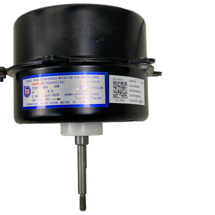 YKT-49-6-1 Zhongshan Broad-Ocean Fan Motor