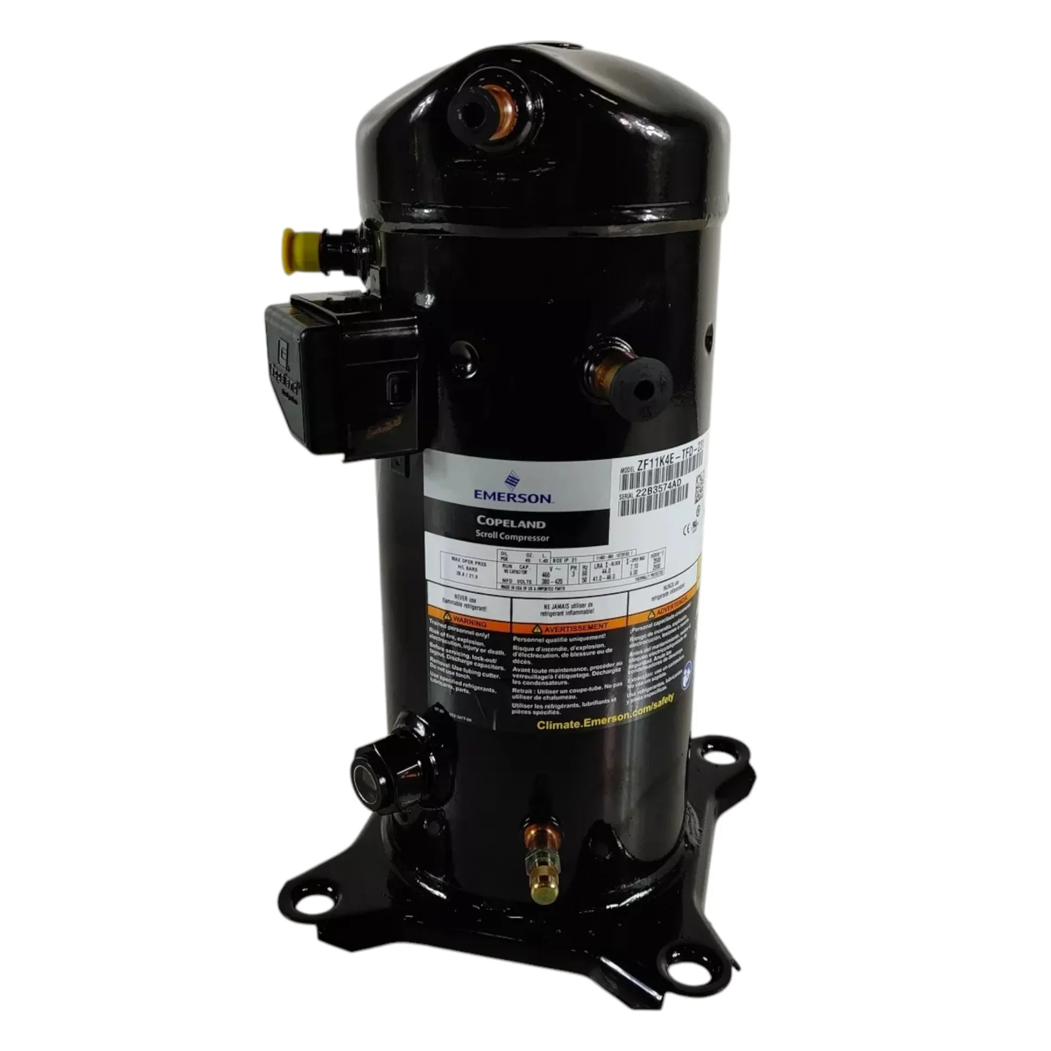 ZF11K4ETFD231 Genuine Copeland Scroll Compressor