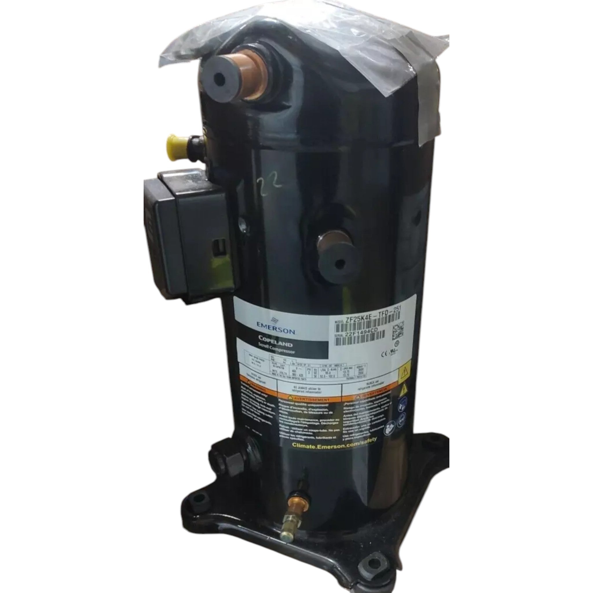 ZF25K4ETFD251 Genuine Copeland Scroll Compressor