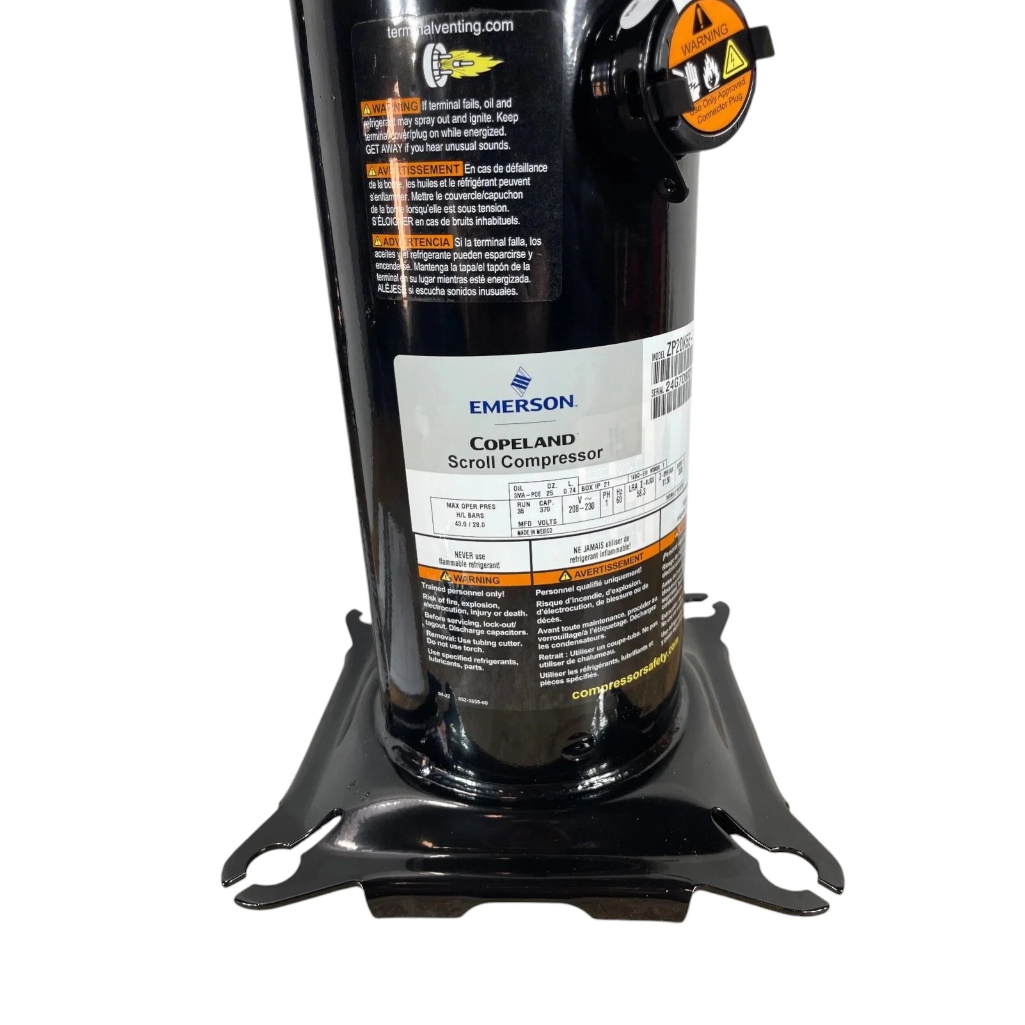 ZP20K5EPFV800 Copeland Scroll Compressor