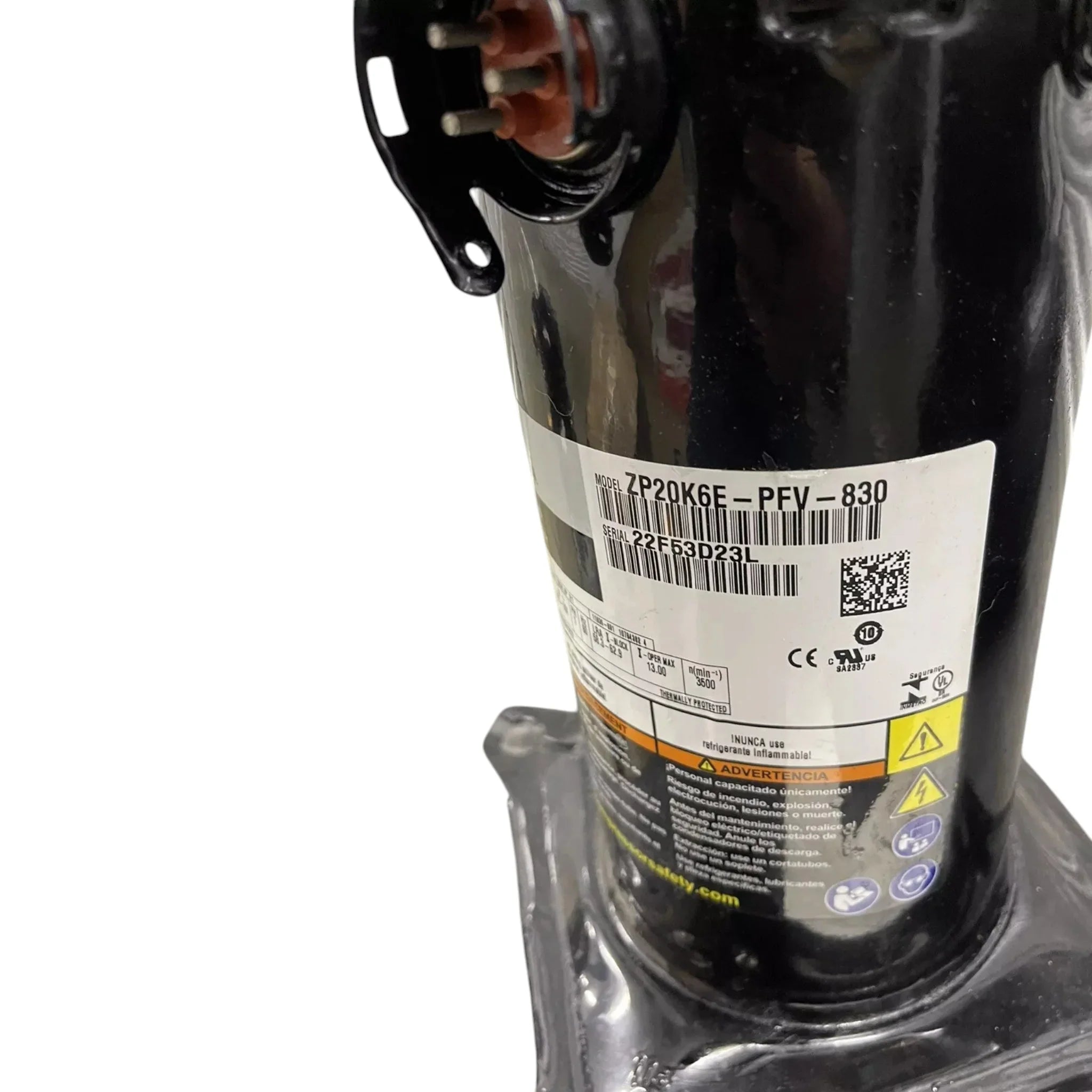 ZP20K6EPFV830 Genuine Copeland Scroll Compressor