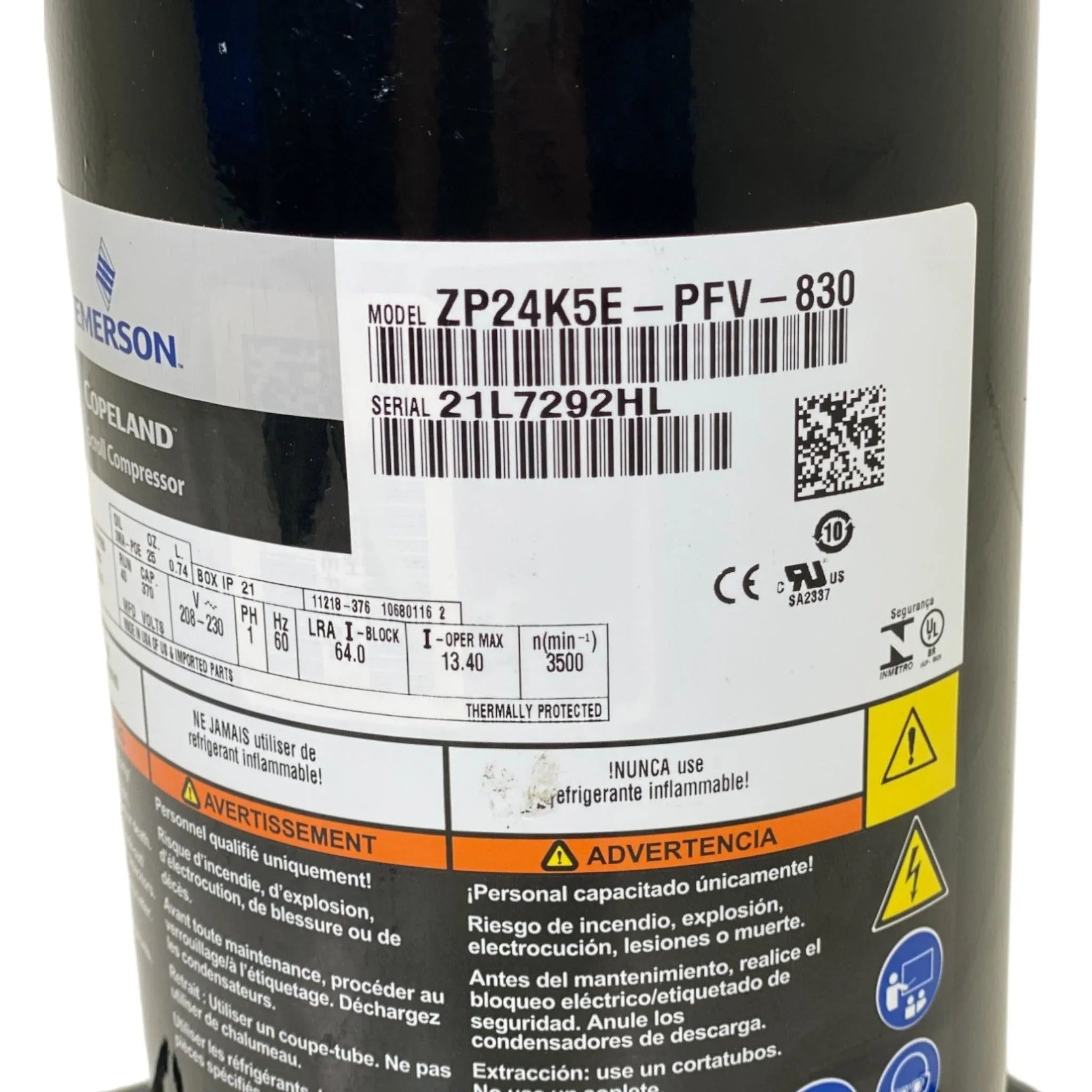 COM-10608 Genuine Copeland Scroll Compressor
