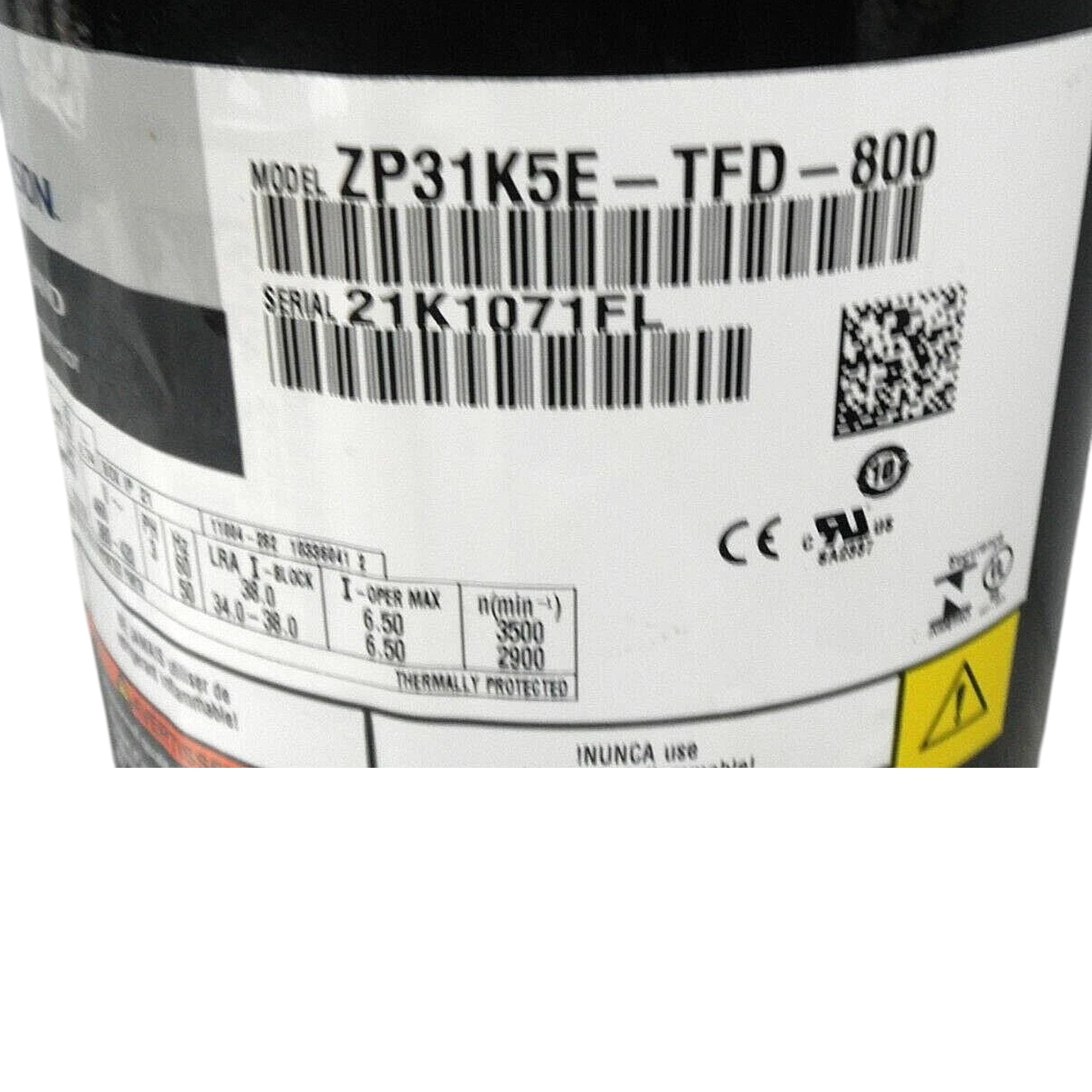 ZP31K5ETFD800 Genuine Copeland Scroll Compressor