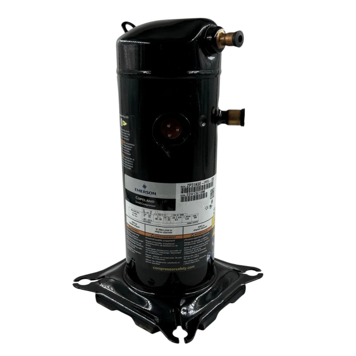 ZP31K6E-PFV-130 Genuine Copeland Scroll Compressor — ADVANCED