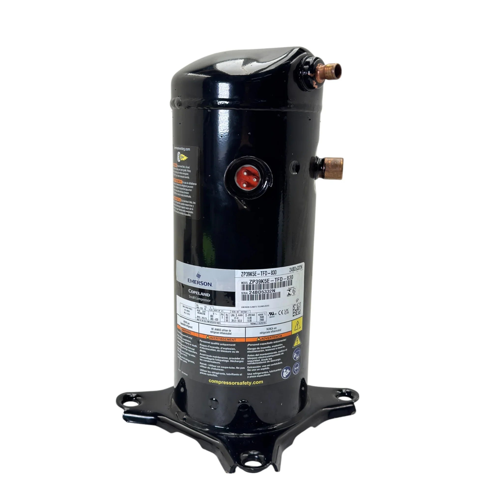 ZP39K5E-TF5-830 Genuine Copeland Scroll Compressor 380-420V