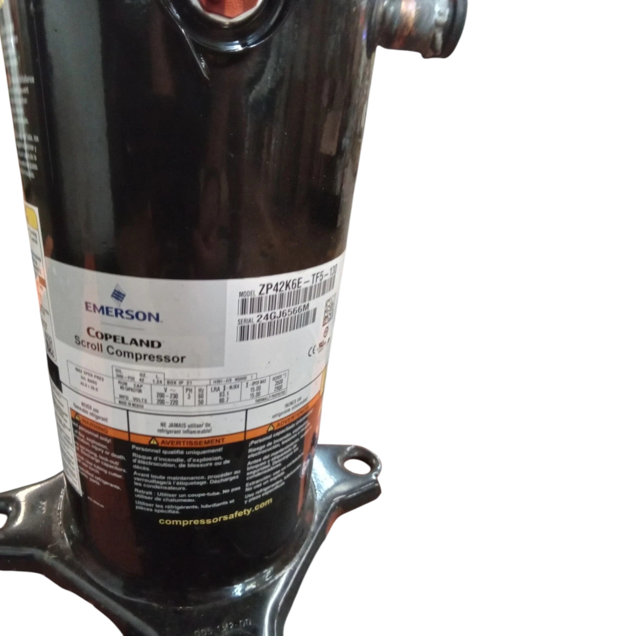 ZP42K6E-TF5-130 Copeland Scroll Compressor