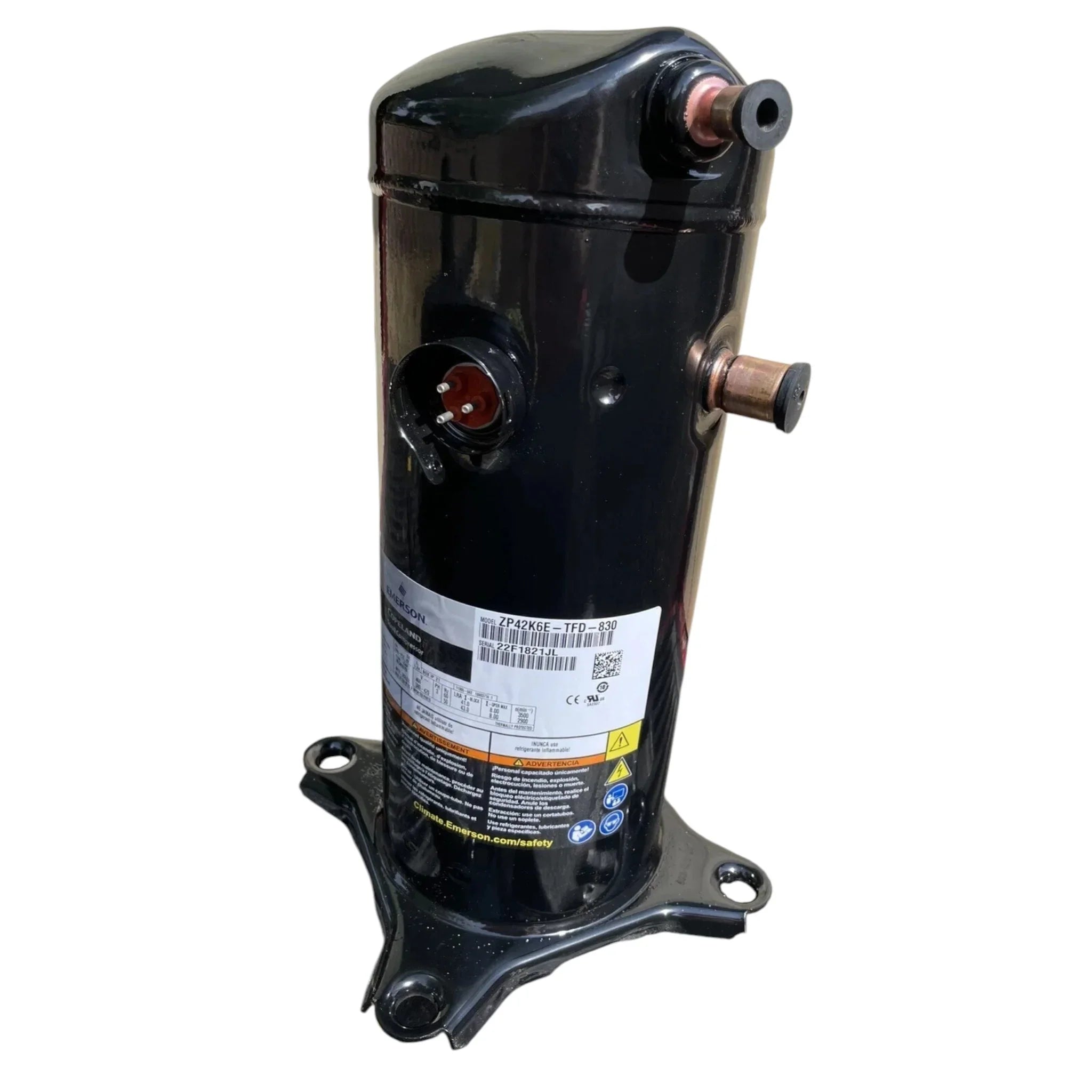 ZP42K6ETFD830 Genuine Copeland Scroll Compressor 460V