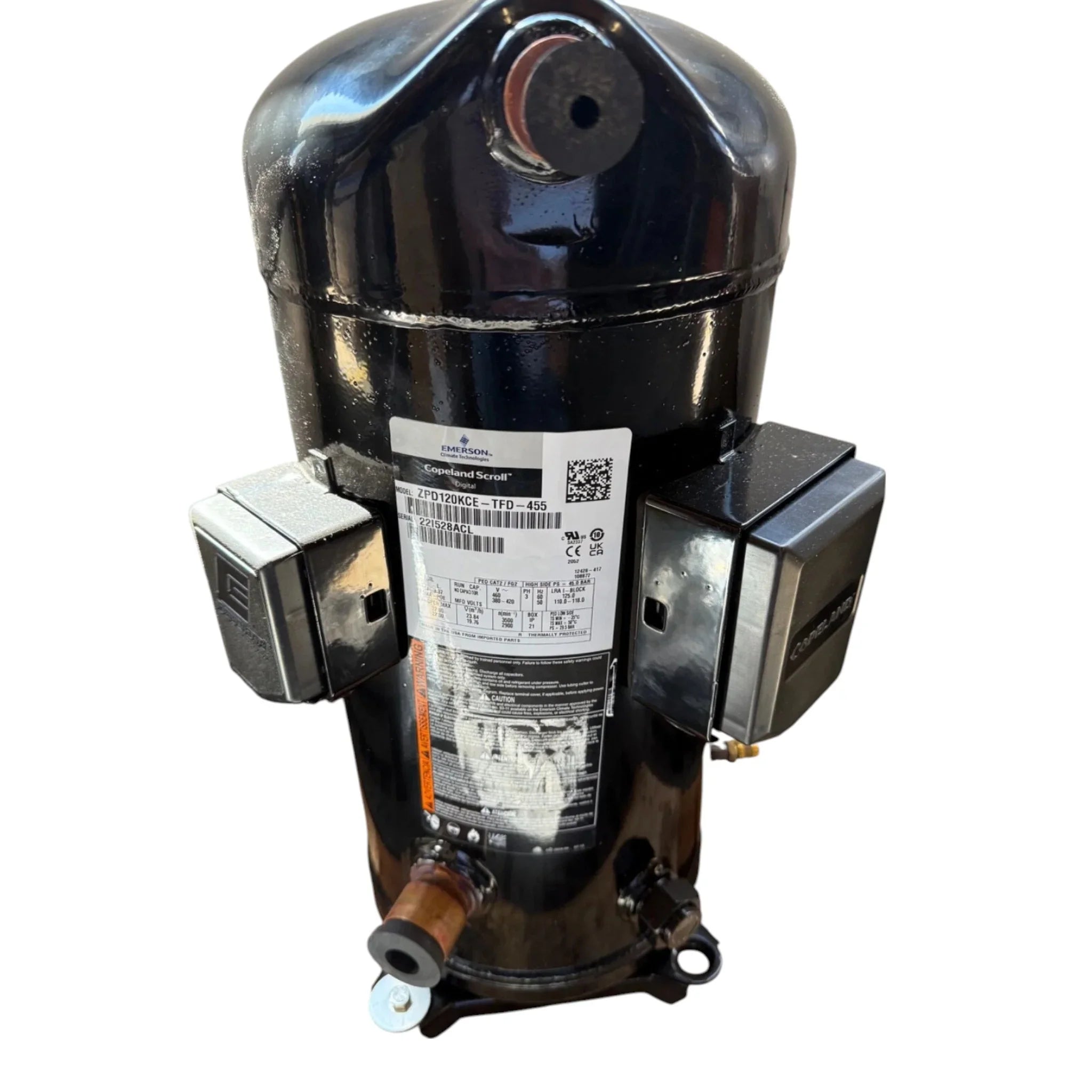 ZPD120KCE-TFD-455 Genuine Copeland Scroll Compressor