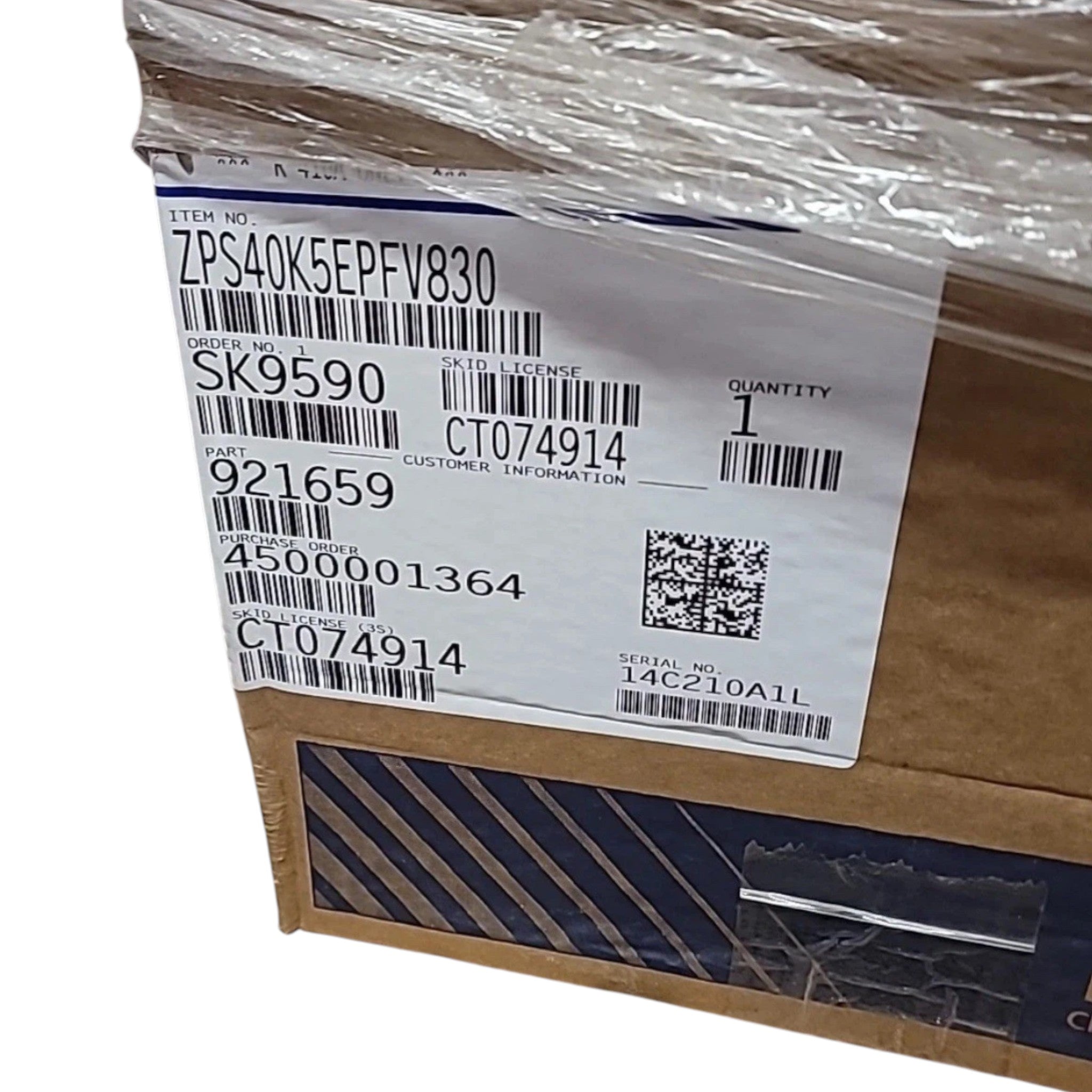 ZPS40K5EPFV830 Genuine Copeland Scroll Compressor