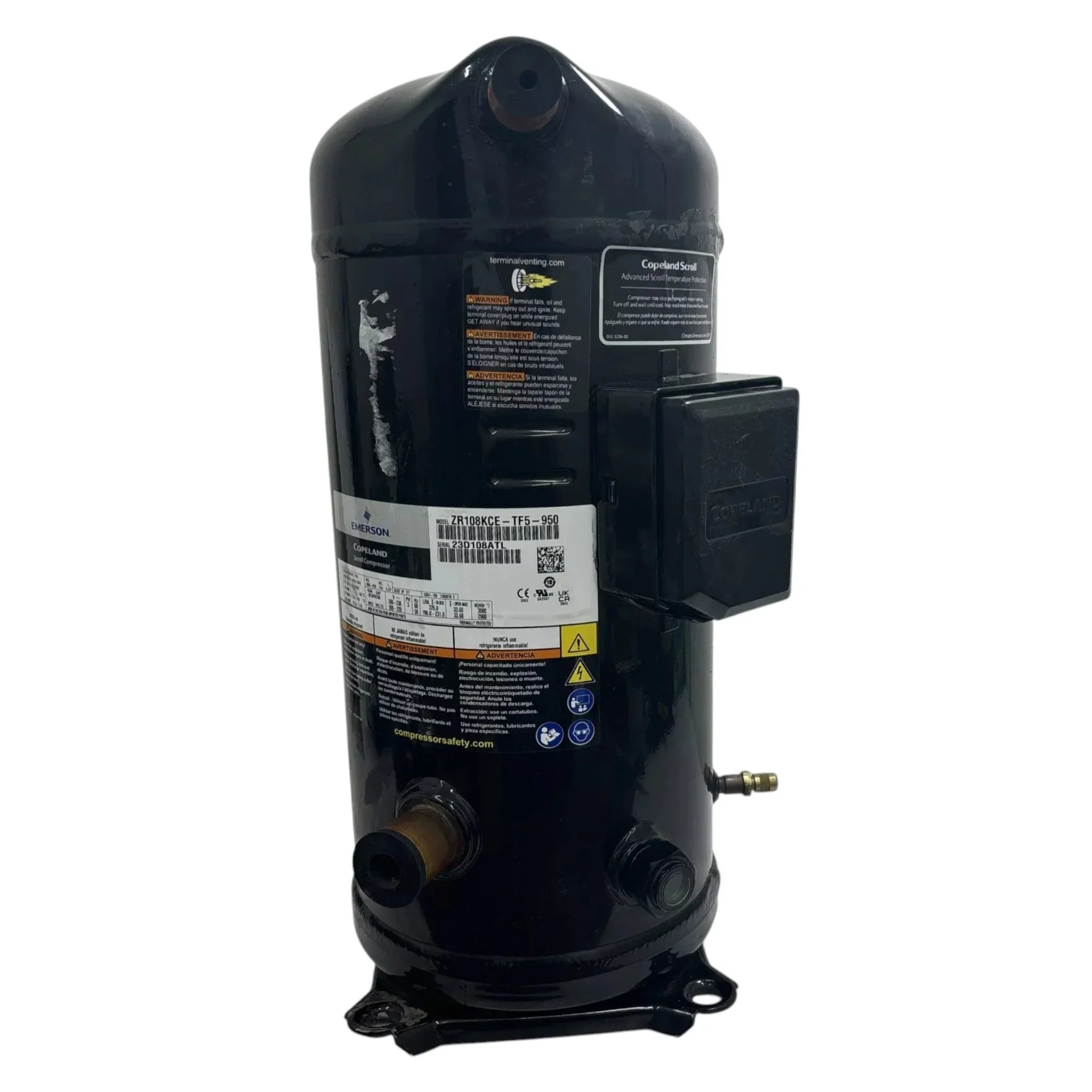 ZR108KCE-TF5-950 Copeland Scroll Compressor
