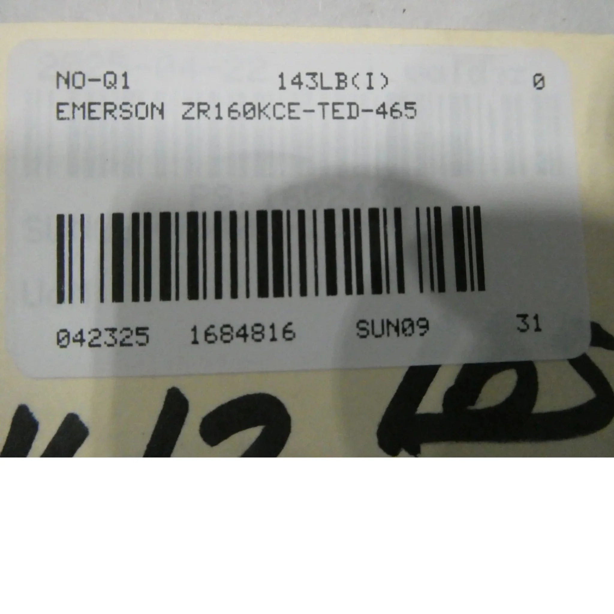 ZR160KCETED465 Copeland Scroll Compressor