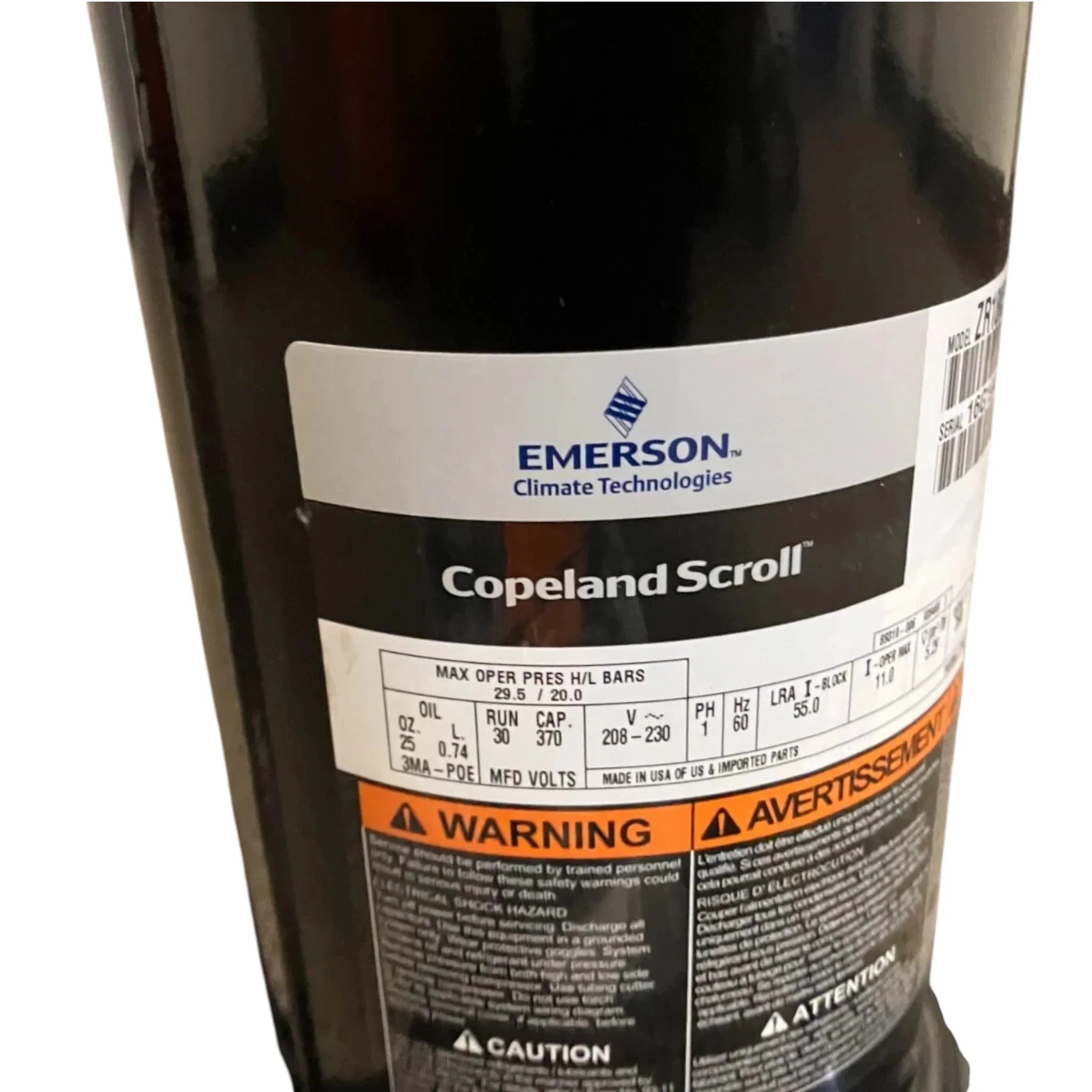 ZR18K5EPFV800 Copeland Scroll Compressor