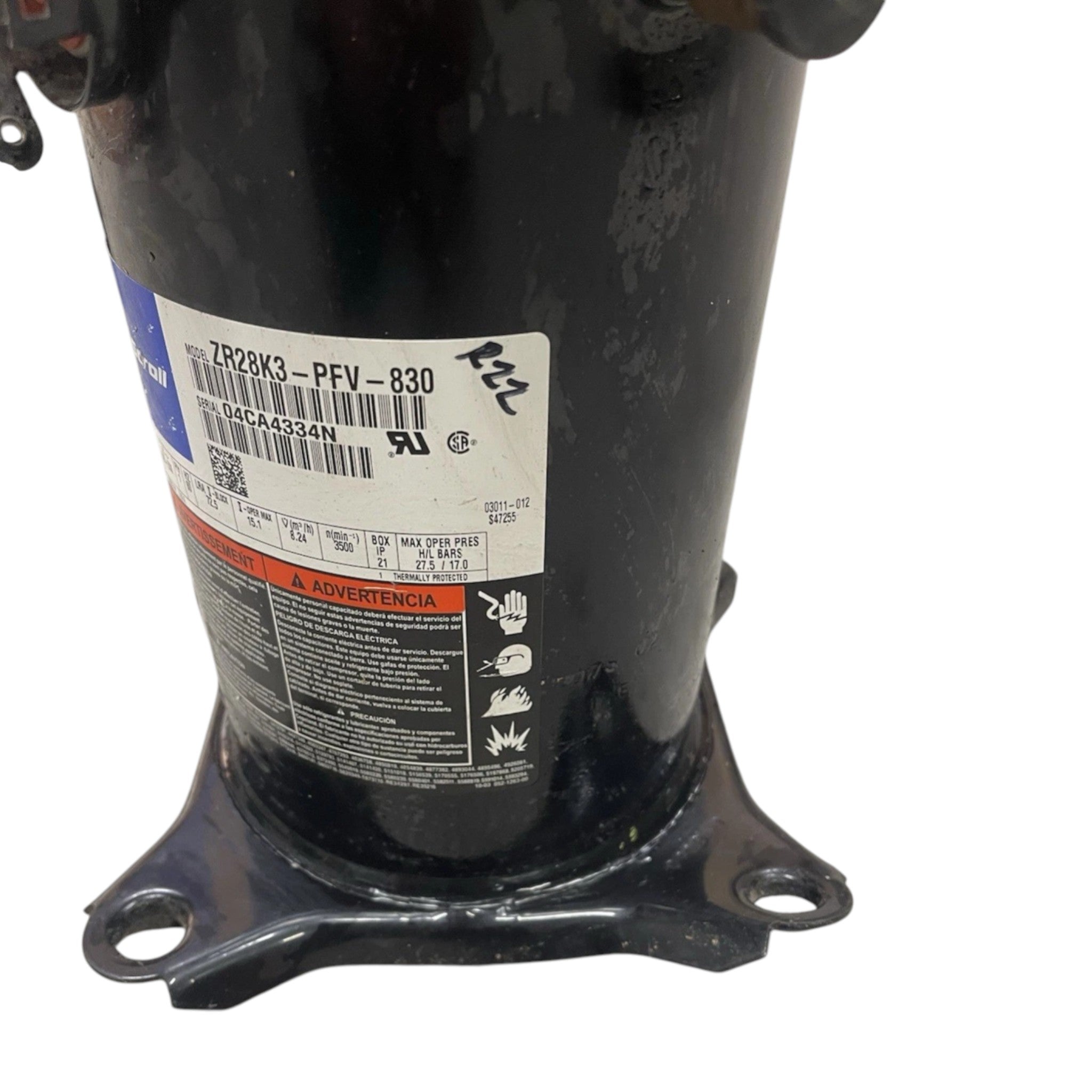 ZR28K3PFV830 Copeland Scroll Compressor