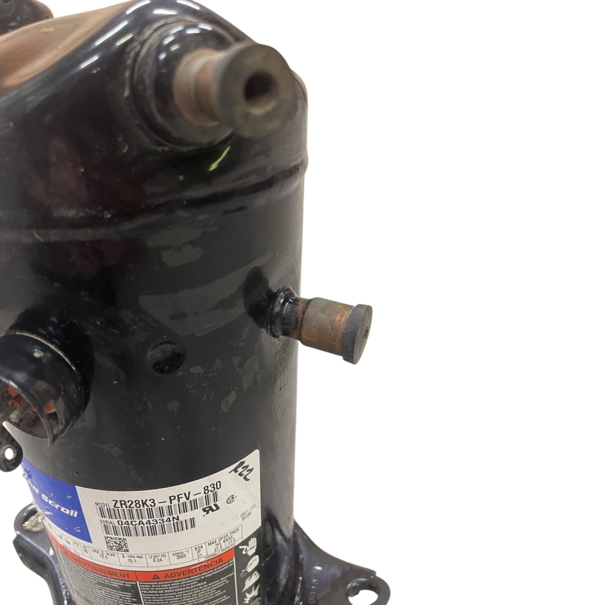ZR28K3PFV830 Copeland Scroll Compressor