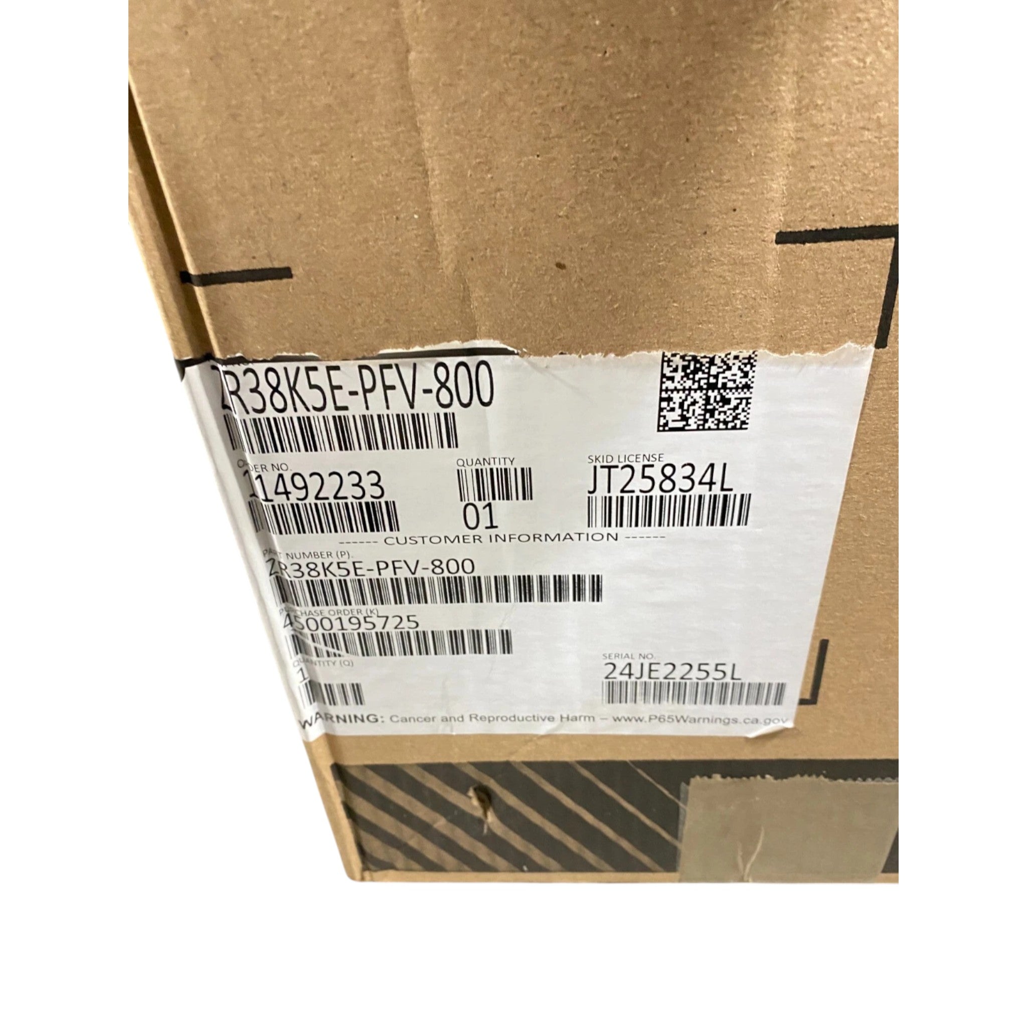 ZR38K5E-PFV-800 Genuine Copeland Scroll Compressor