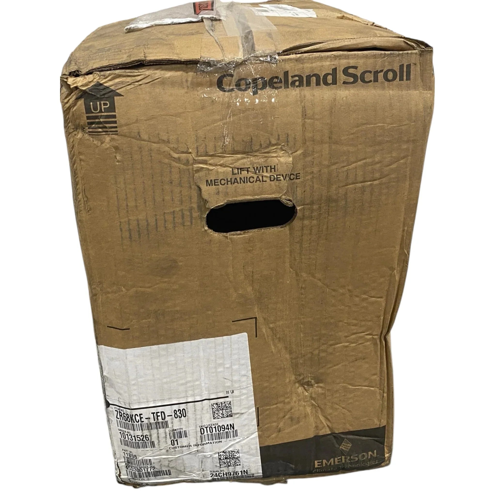 ZR68KCE-TFD-830 Genuine Copeland Scroll Compressor