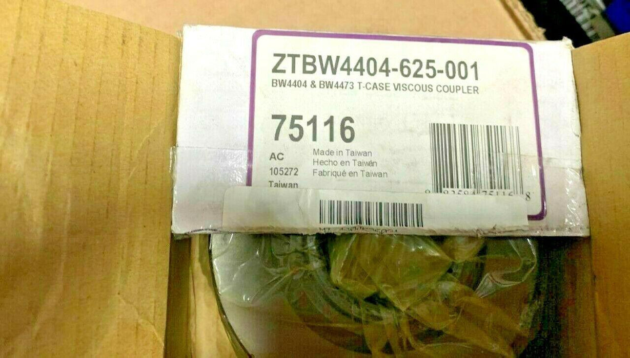 Ztbw4404-625-001 Zbag Transfer Case Viscous Coupler Coupling Ford Explorer